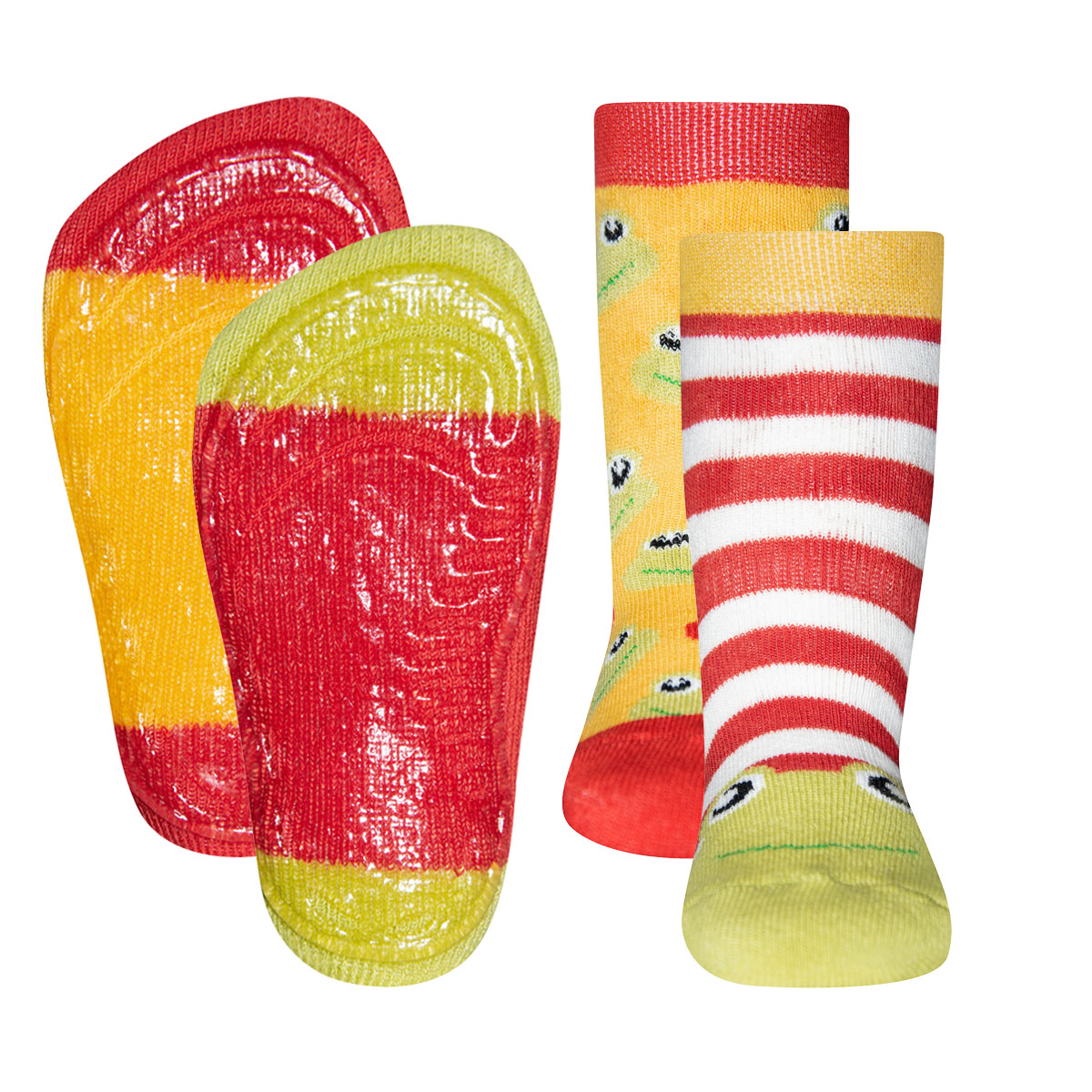 Stoppersocken SoftStep 2er Pack Frosch