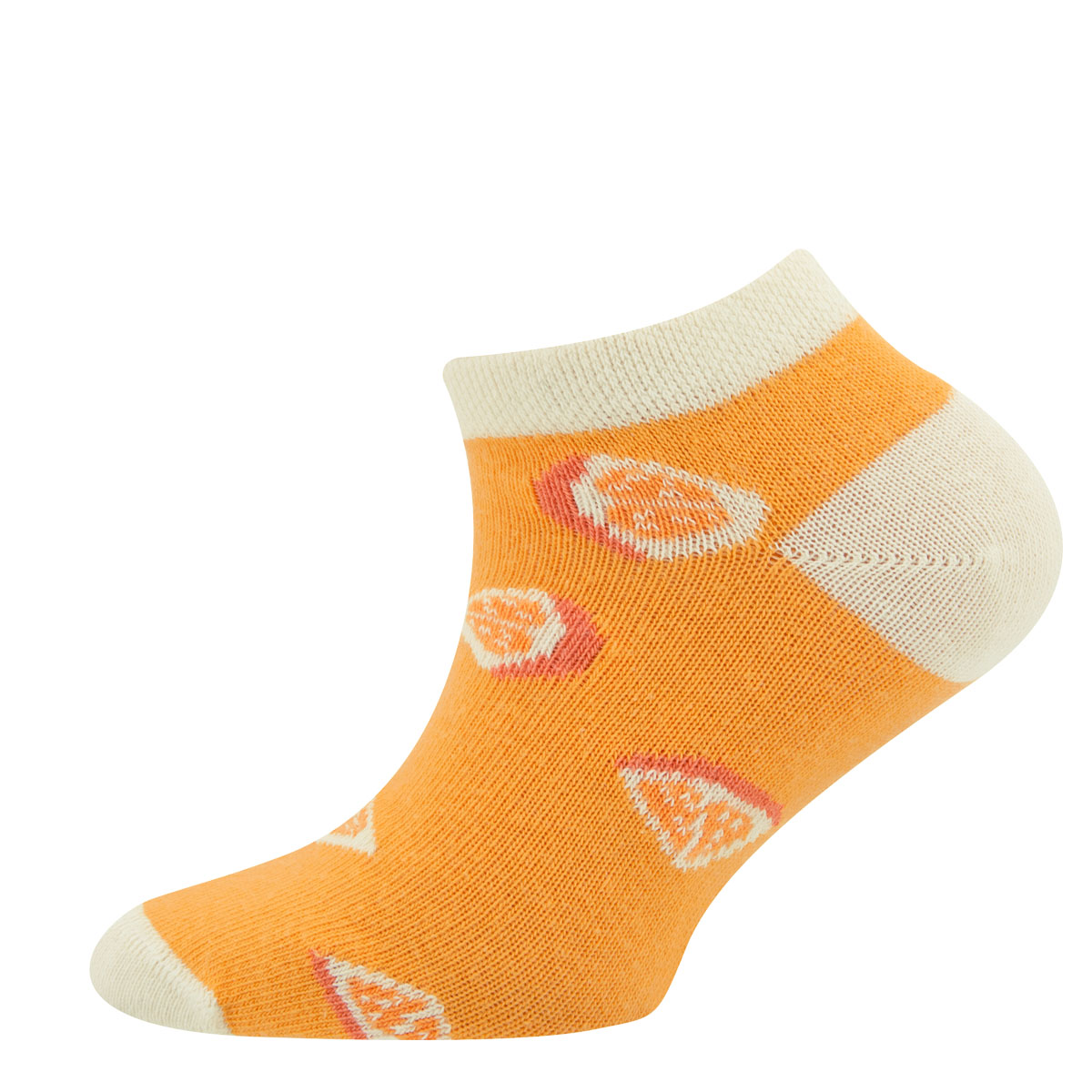 Sneakersocken GOTS Orangen
