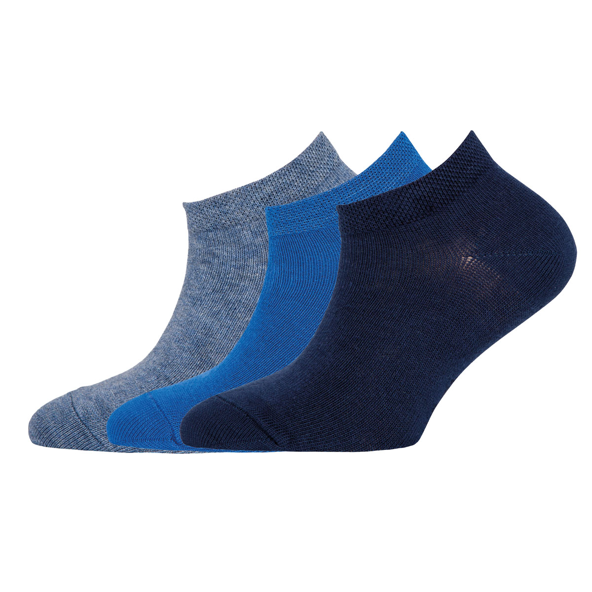 Sneakersocken 3er Pack Uni