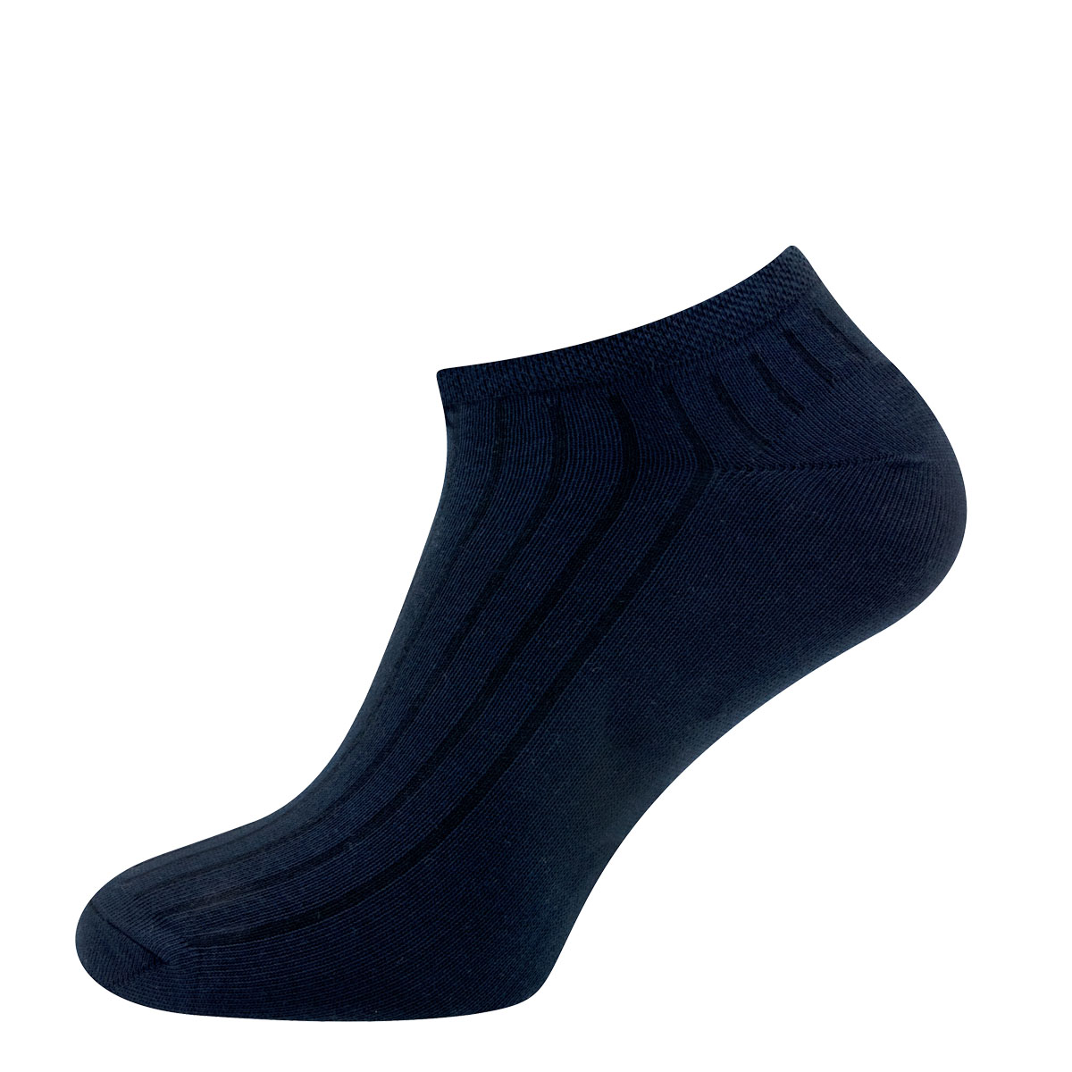 Sneakersocken Damen/Herren GOTS Rippe
