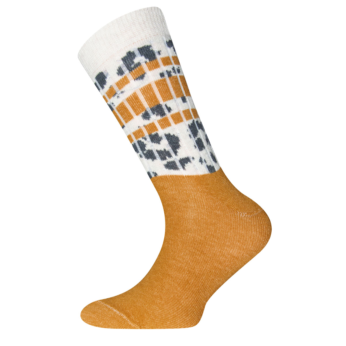 Socken Leomuster/Rippe
