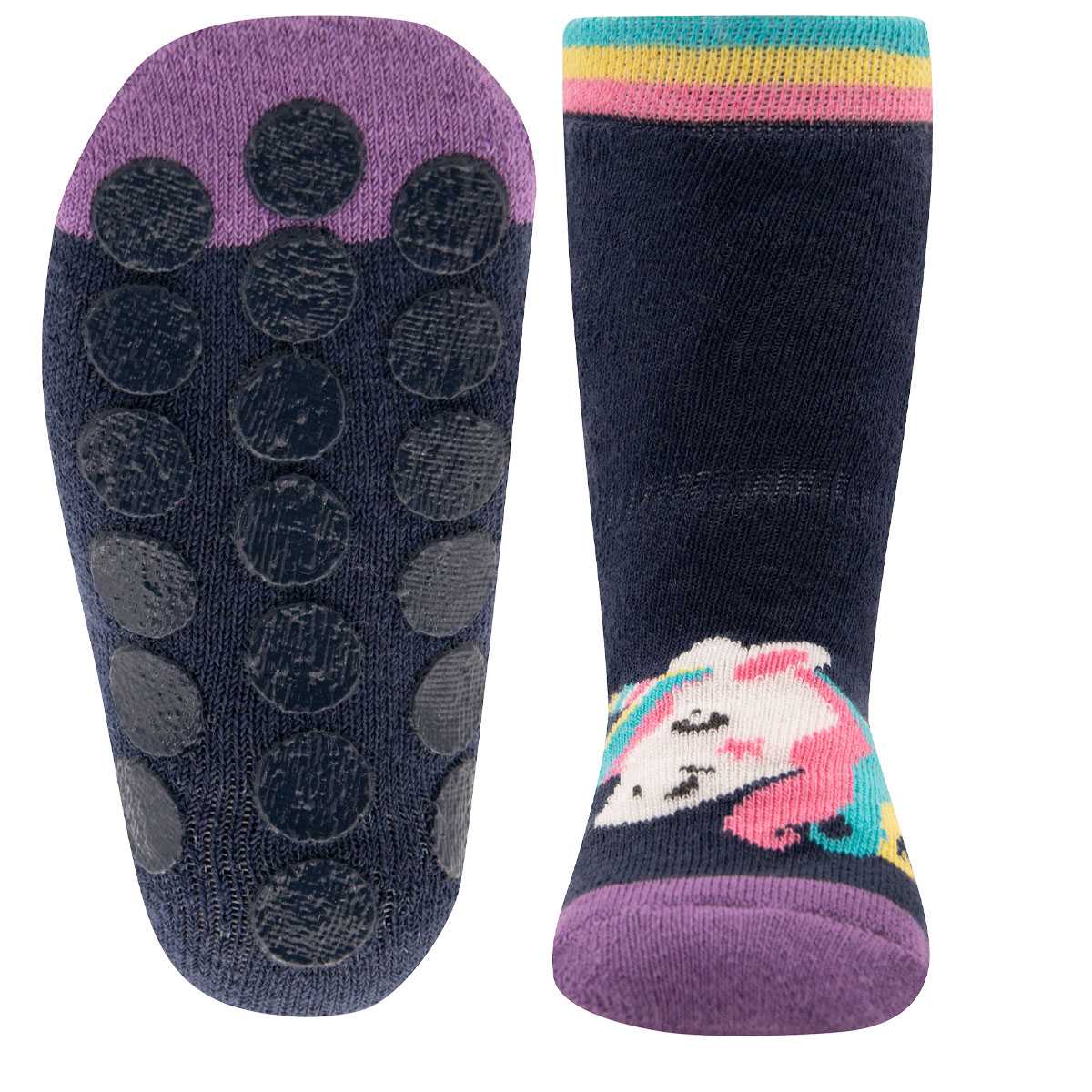 Stoppersocken 2er Pack Einhorn