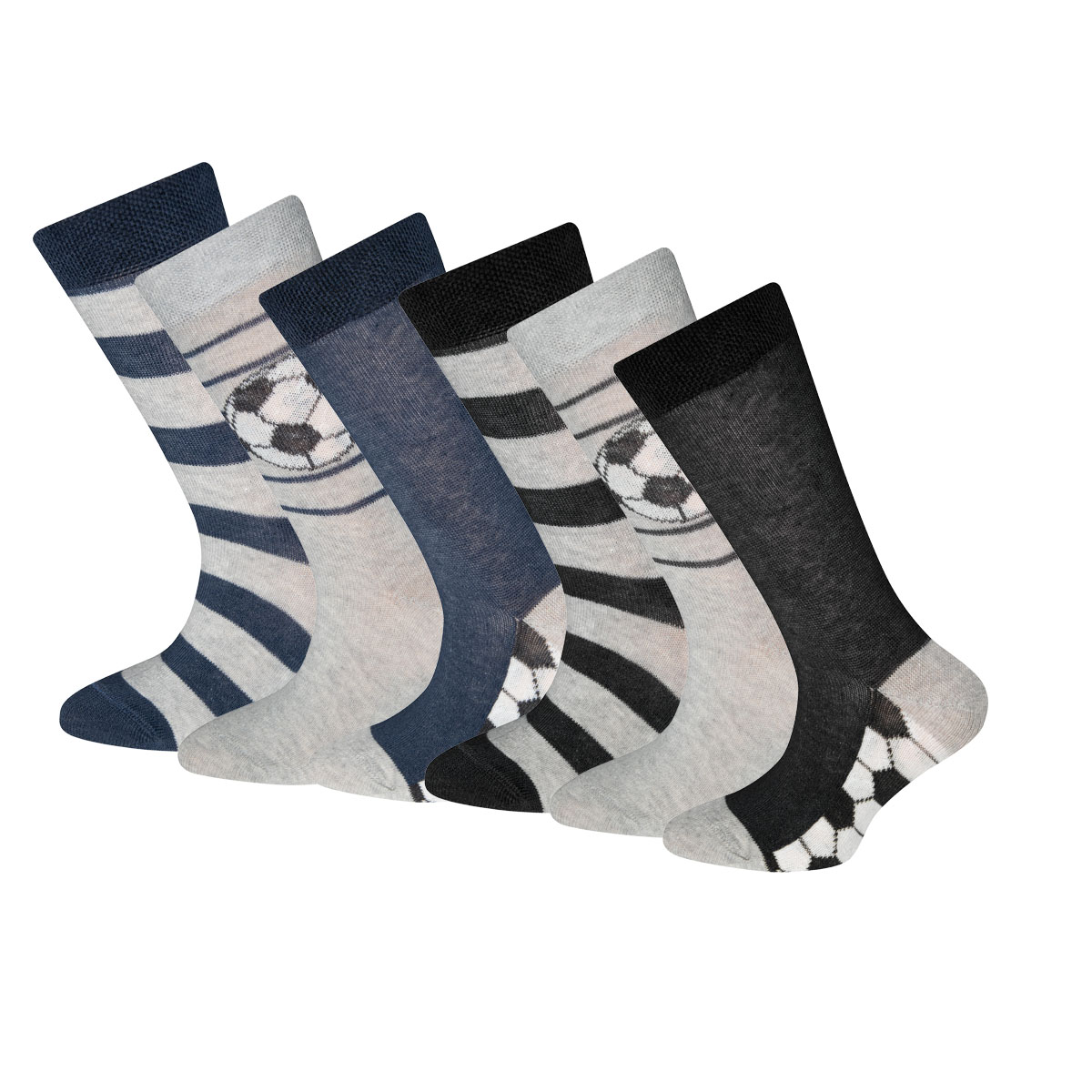 Socken 6er Pack Fußball