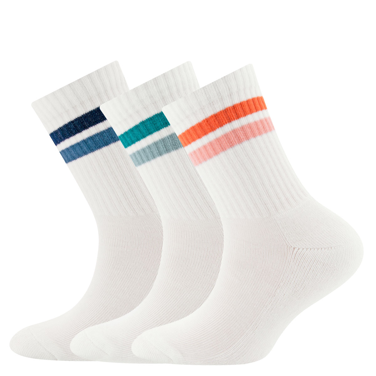 Tennissocken 3er Pack Ringel