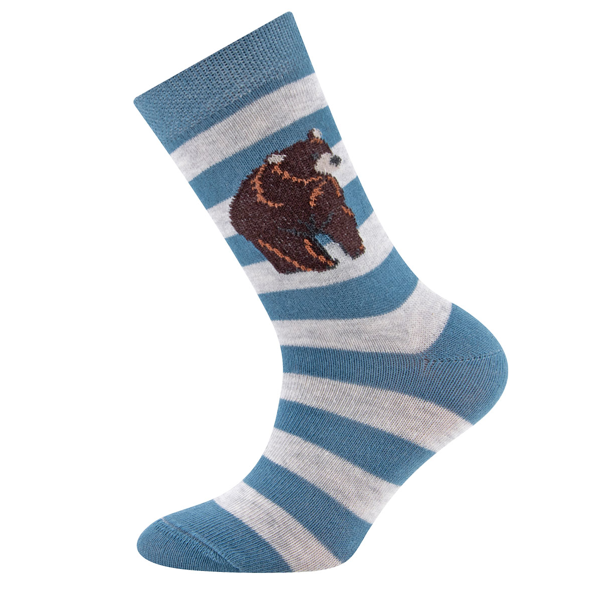 Socken 3er Pack Bär/Ringel