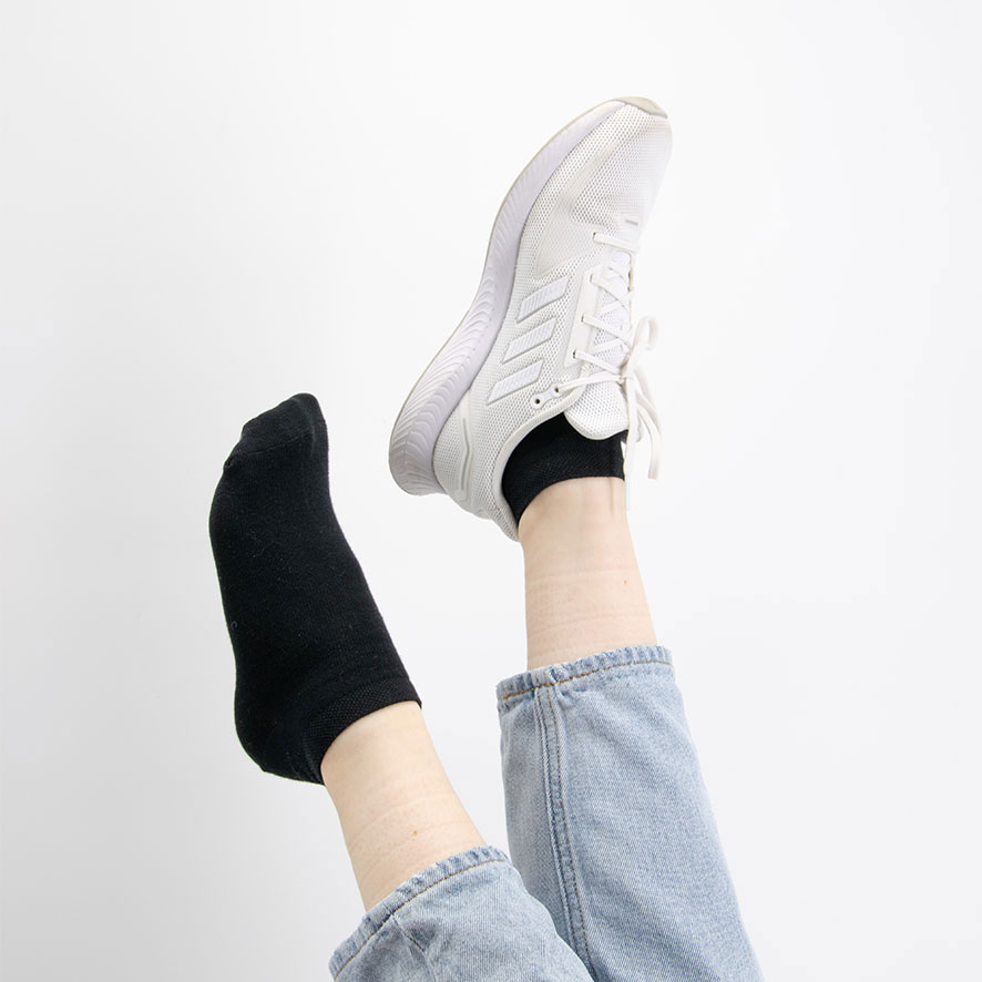 Sneakersocken 3er Pack Uni