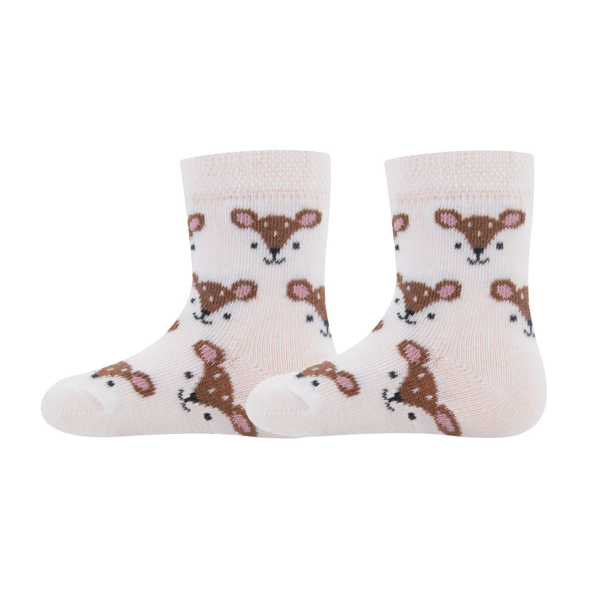 Socken 2er Pack GOTS Reh