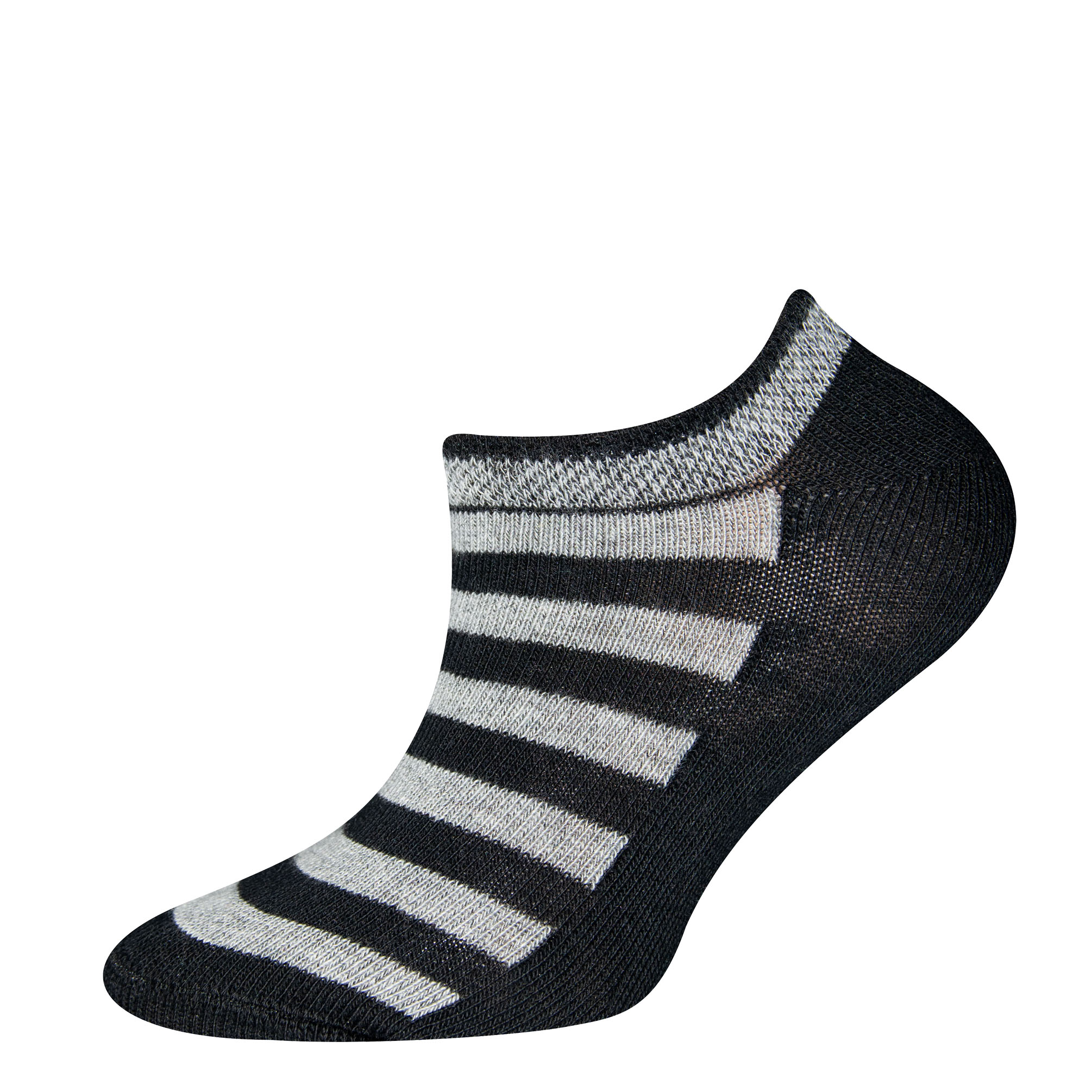 Sneakersocken 3er Pack Fußball/Ringel