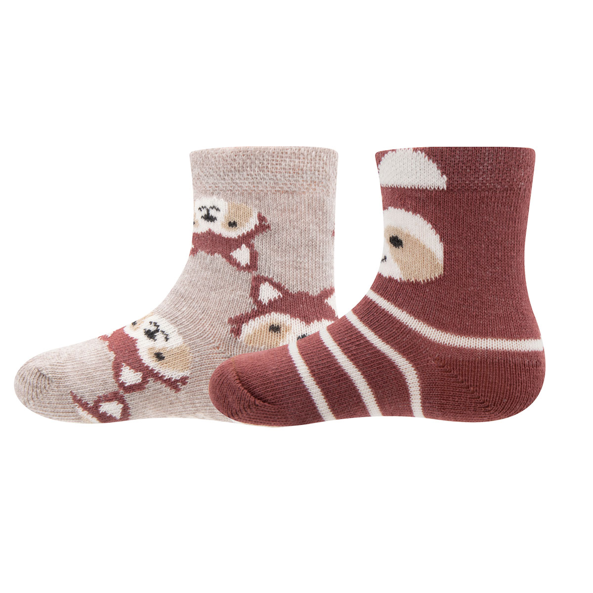 Socken 2er Pack Waschbär