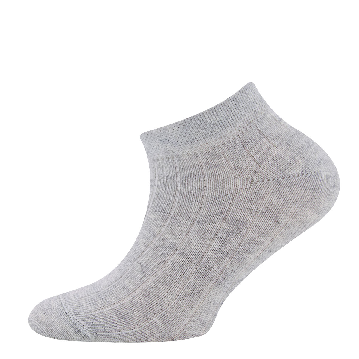 Sneakersocken 3er Pack Ringel/Rippe
