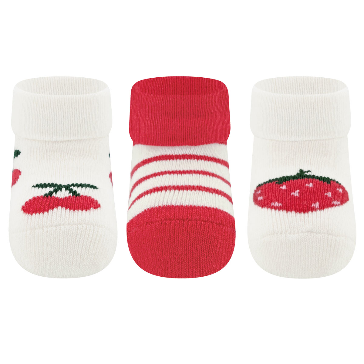 Babysocken 3er Pack Früchte