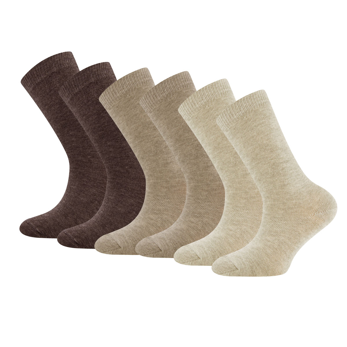 Socken 6er Pack Uni