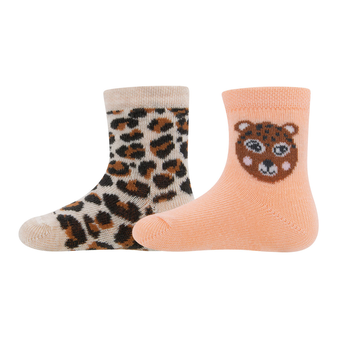 Socken 2er Pack Leopard