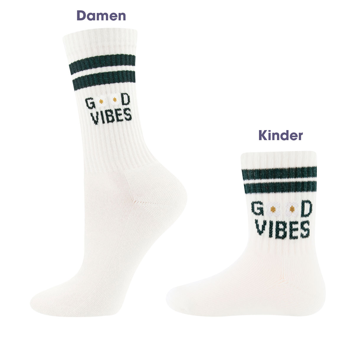 Tennissocken GOOD VIBES Mini Me