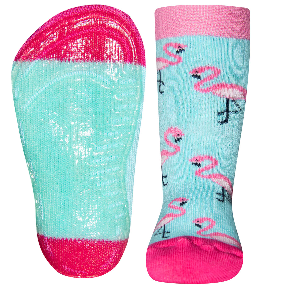 Stoppersocken SoftStep 2er Pack Flamingo