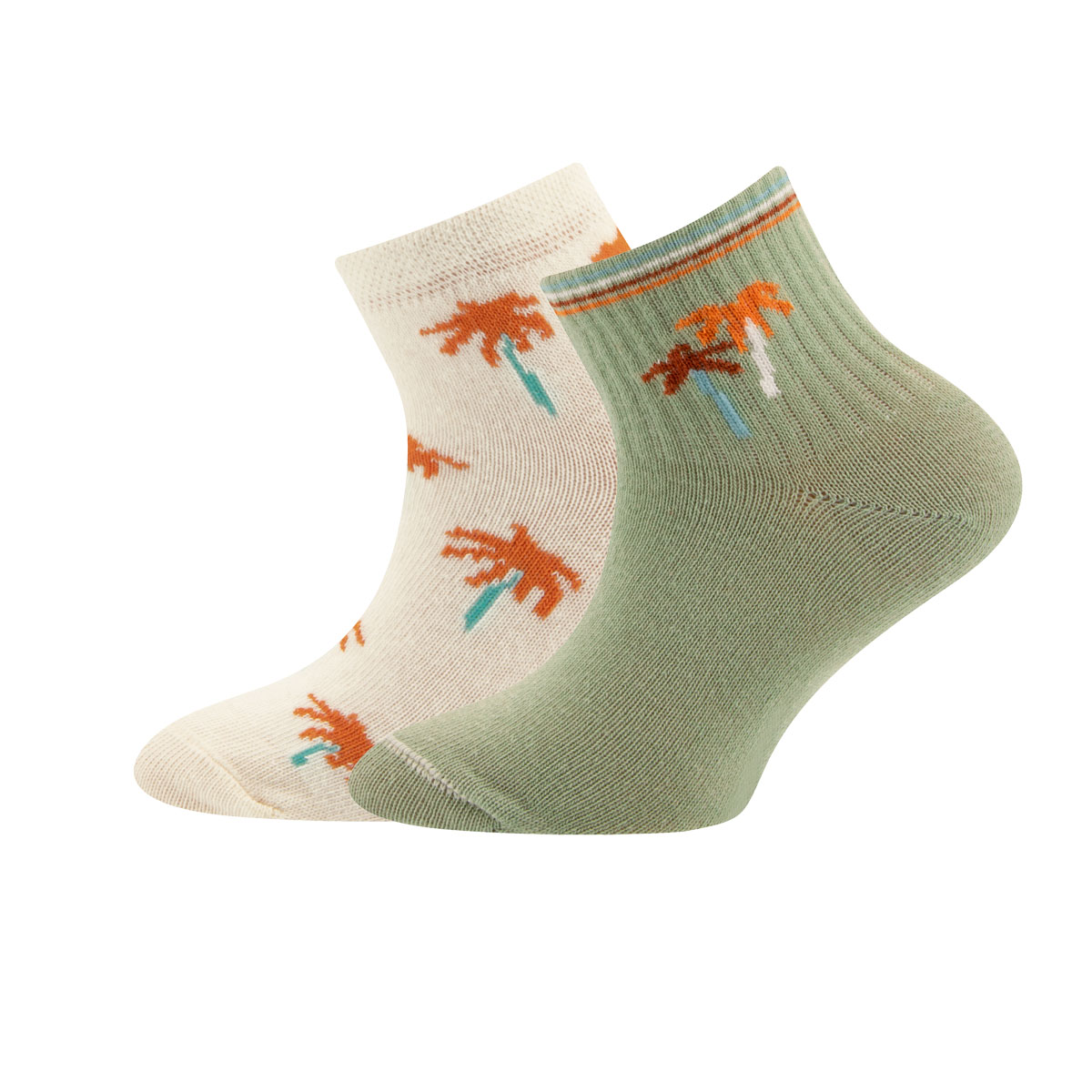 Sneakersocken 2er Pack Palme
