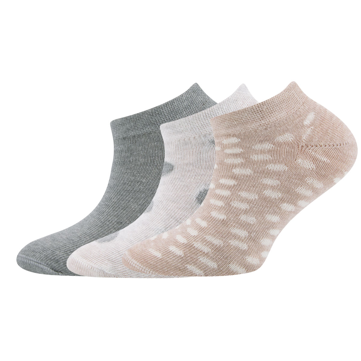 Sneakersocken 3er Pack Punkte