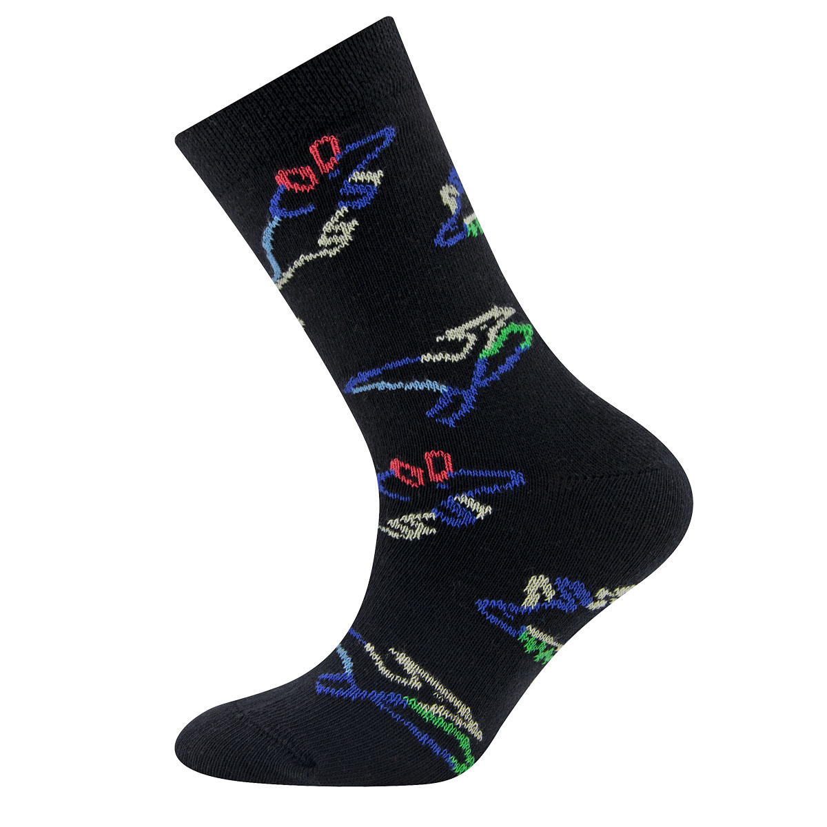 Socken 3er Pack Dinos/Ringel