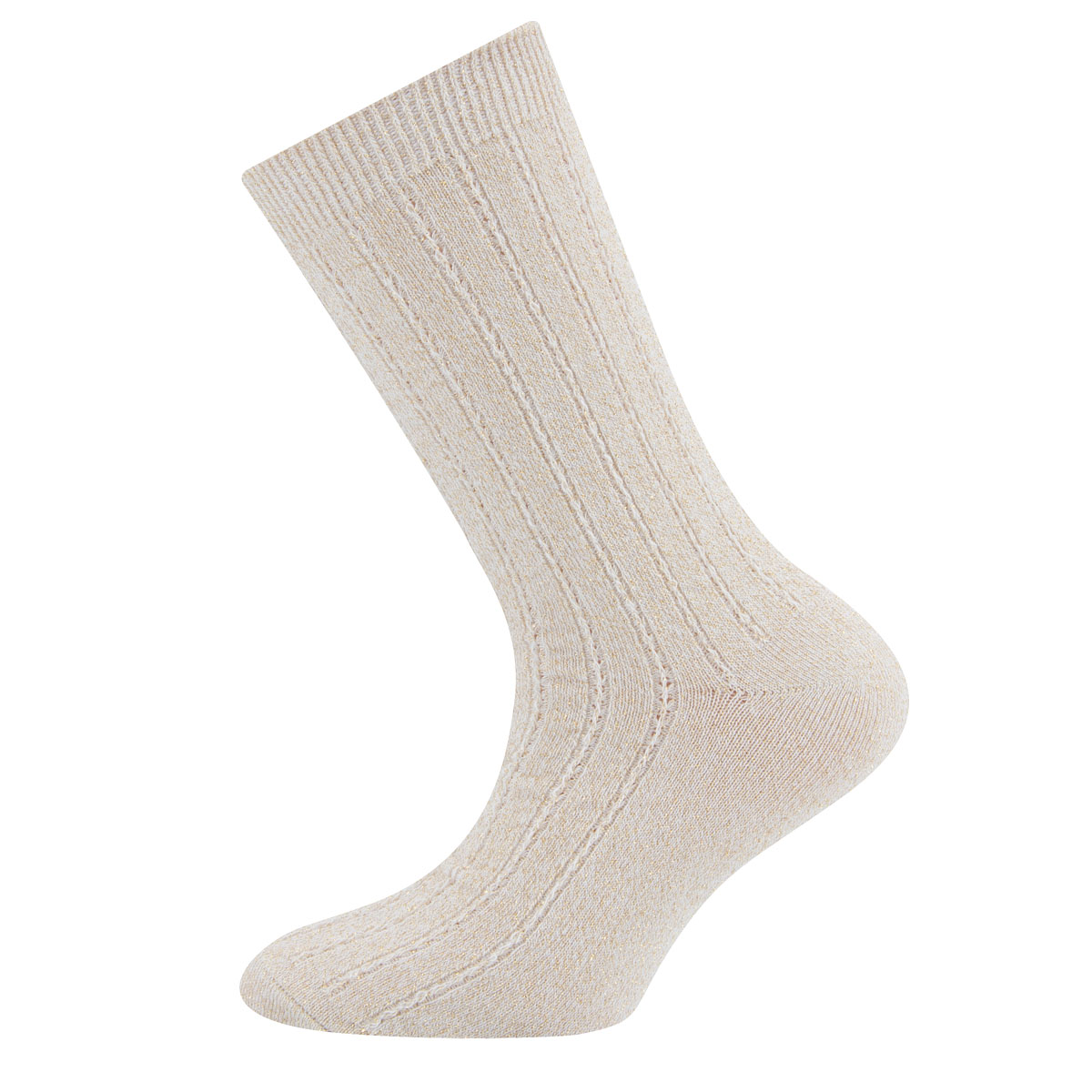 Glitzersocken Rippe