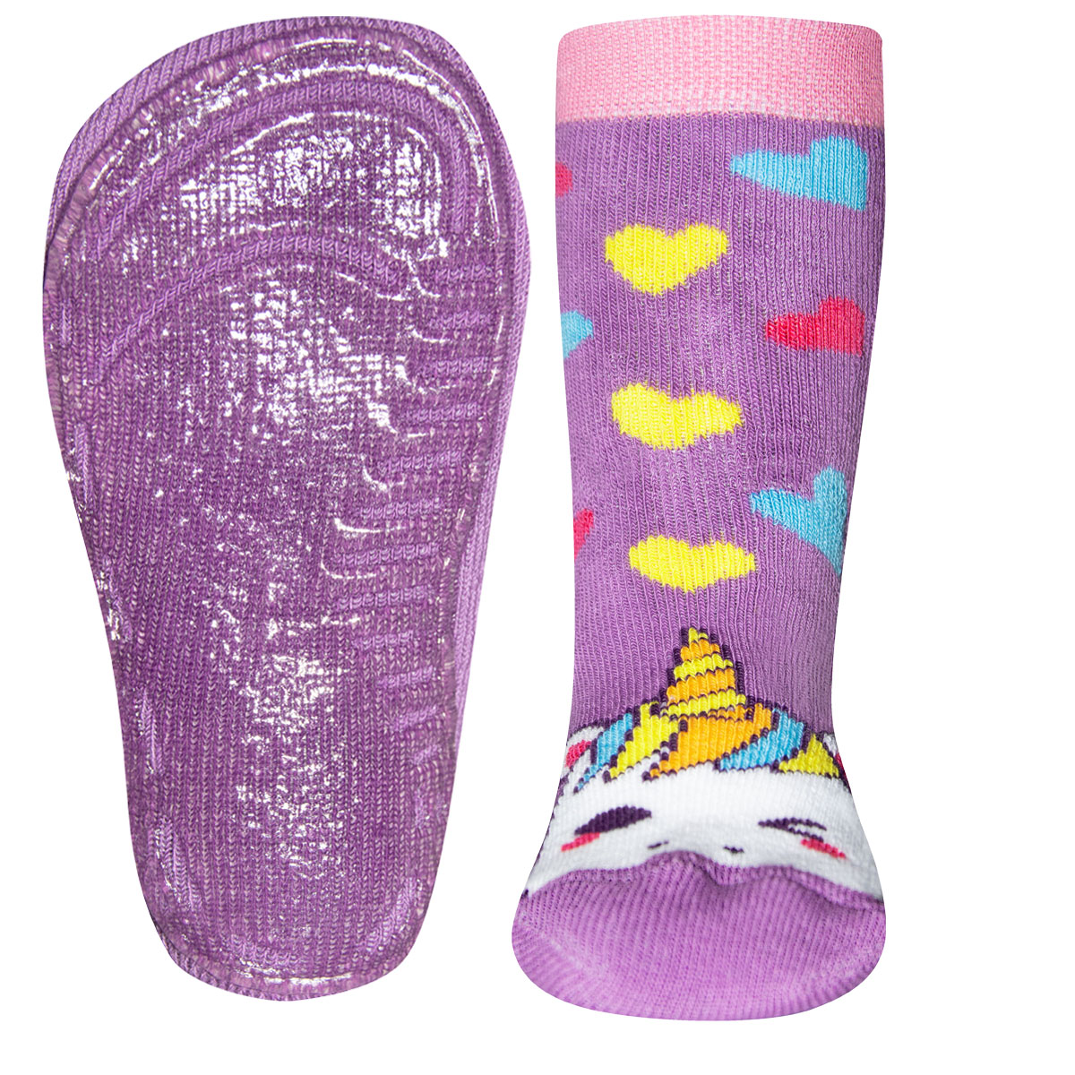 Stoppersocken SoftStep 2er Pack Einhorn