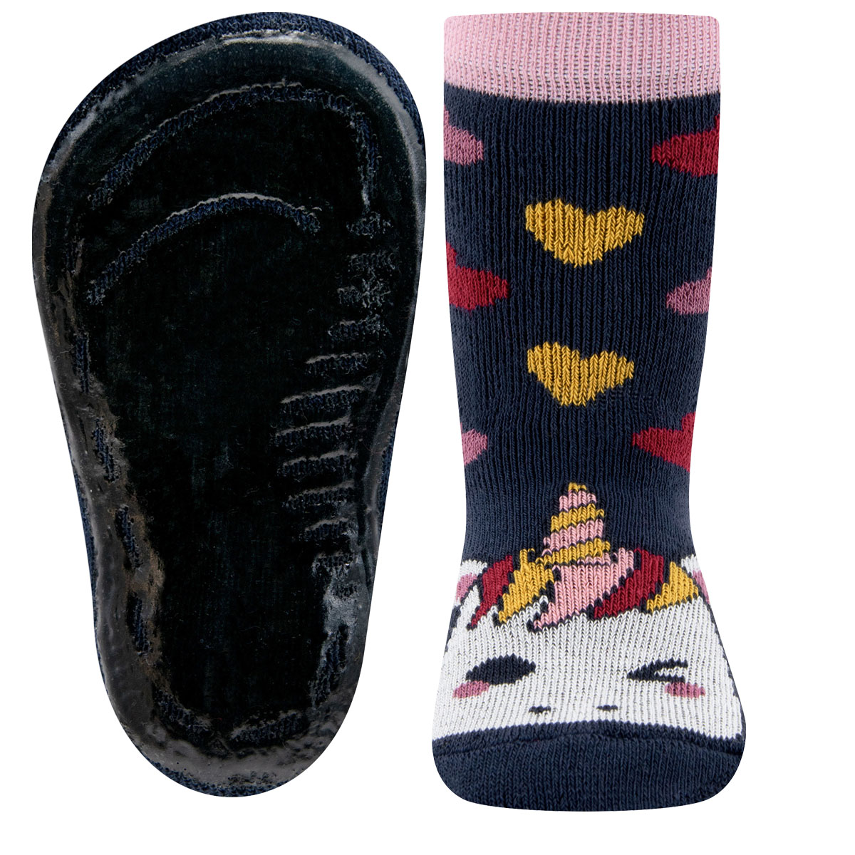 Stoppersocken SoftStep 2er Pack Einhorn