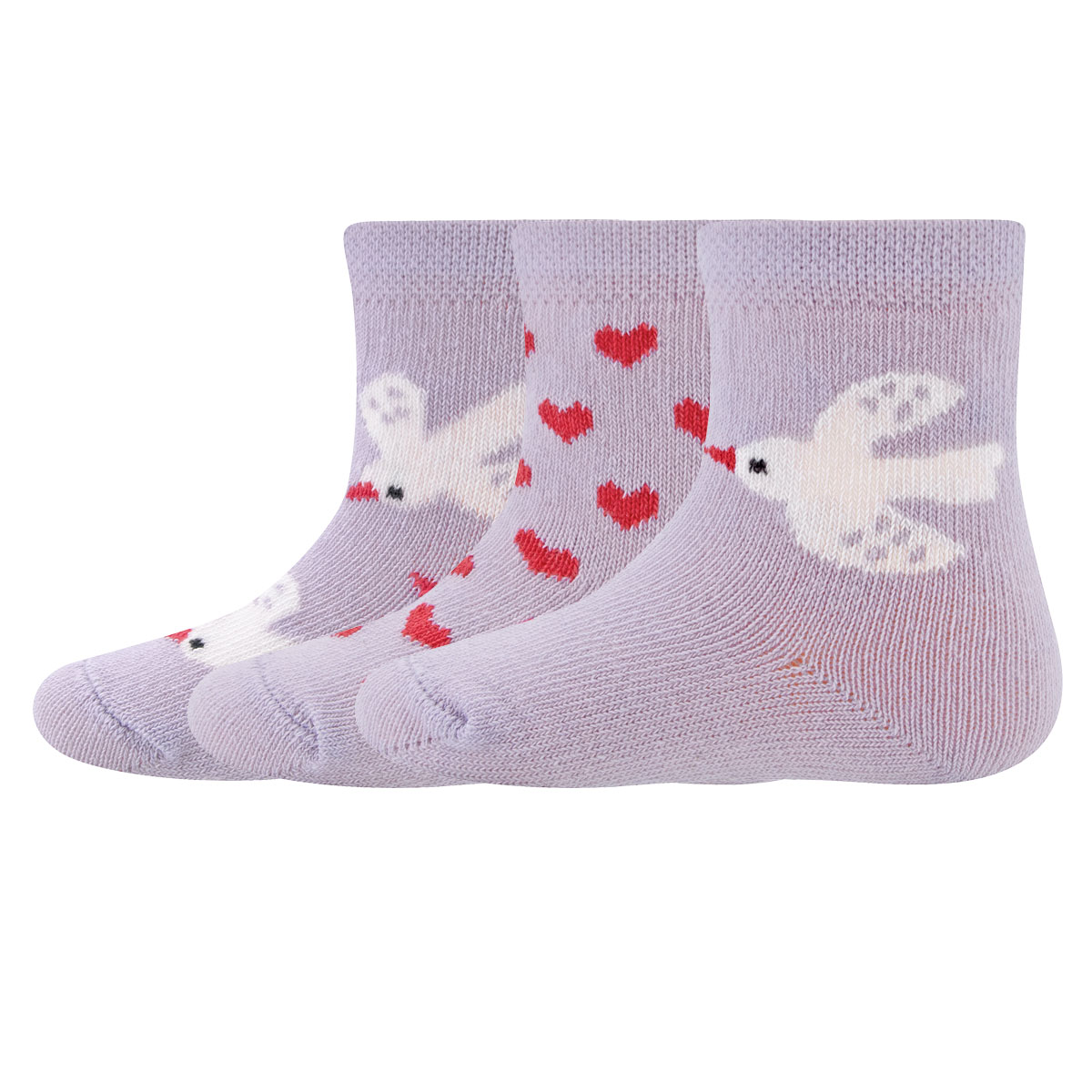 Socken 3er Pack Vögel